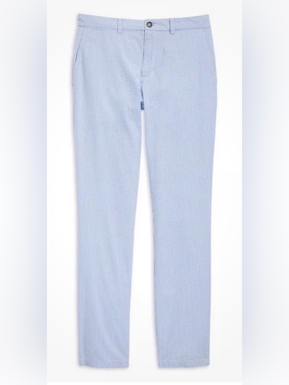 Vineyard Vines Seersucker Breaker Pants Blue and White Adjustable Waist